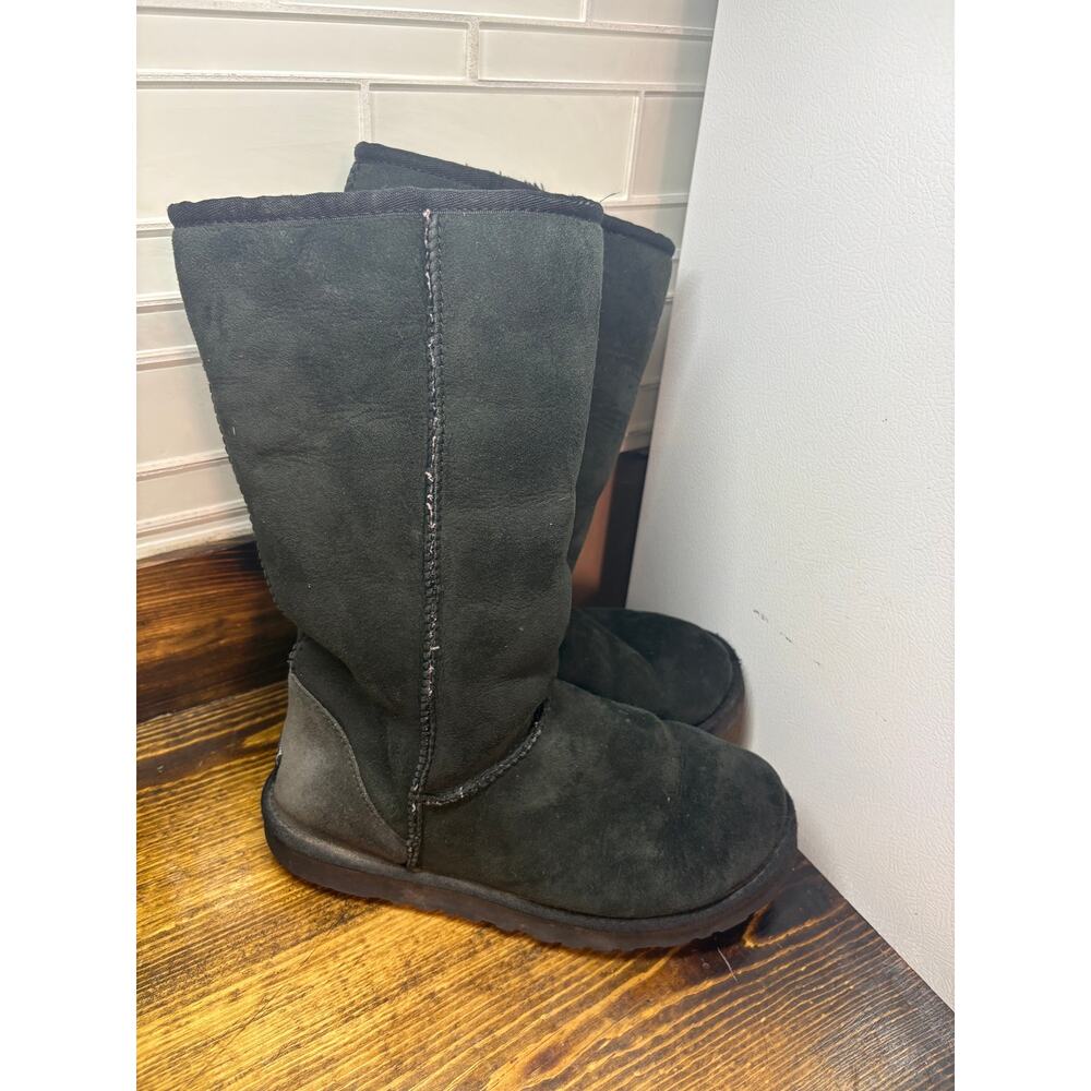 UGG Black Tall Boots Size 7‎
